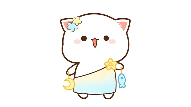 Tải ảnh mèo cute chibi - hình 3