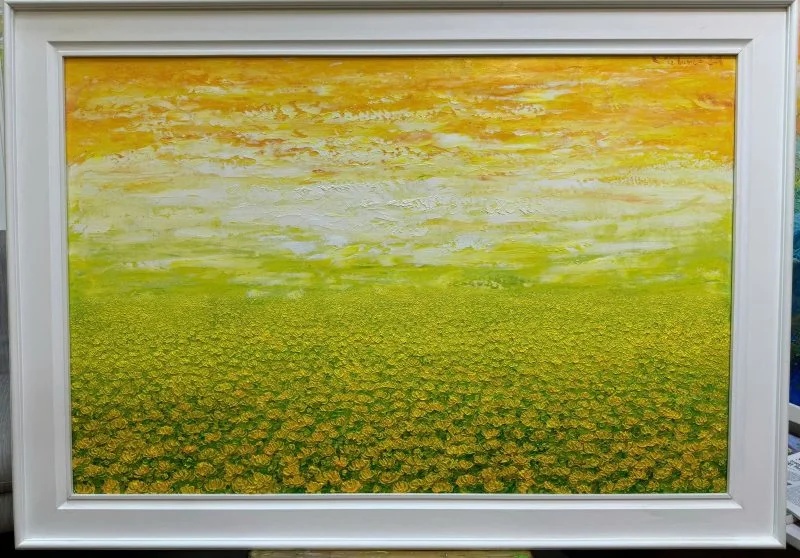 Tranh phong cảnh Vườn Phúc, sơn dầu 80x120 cm