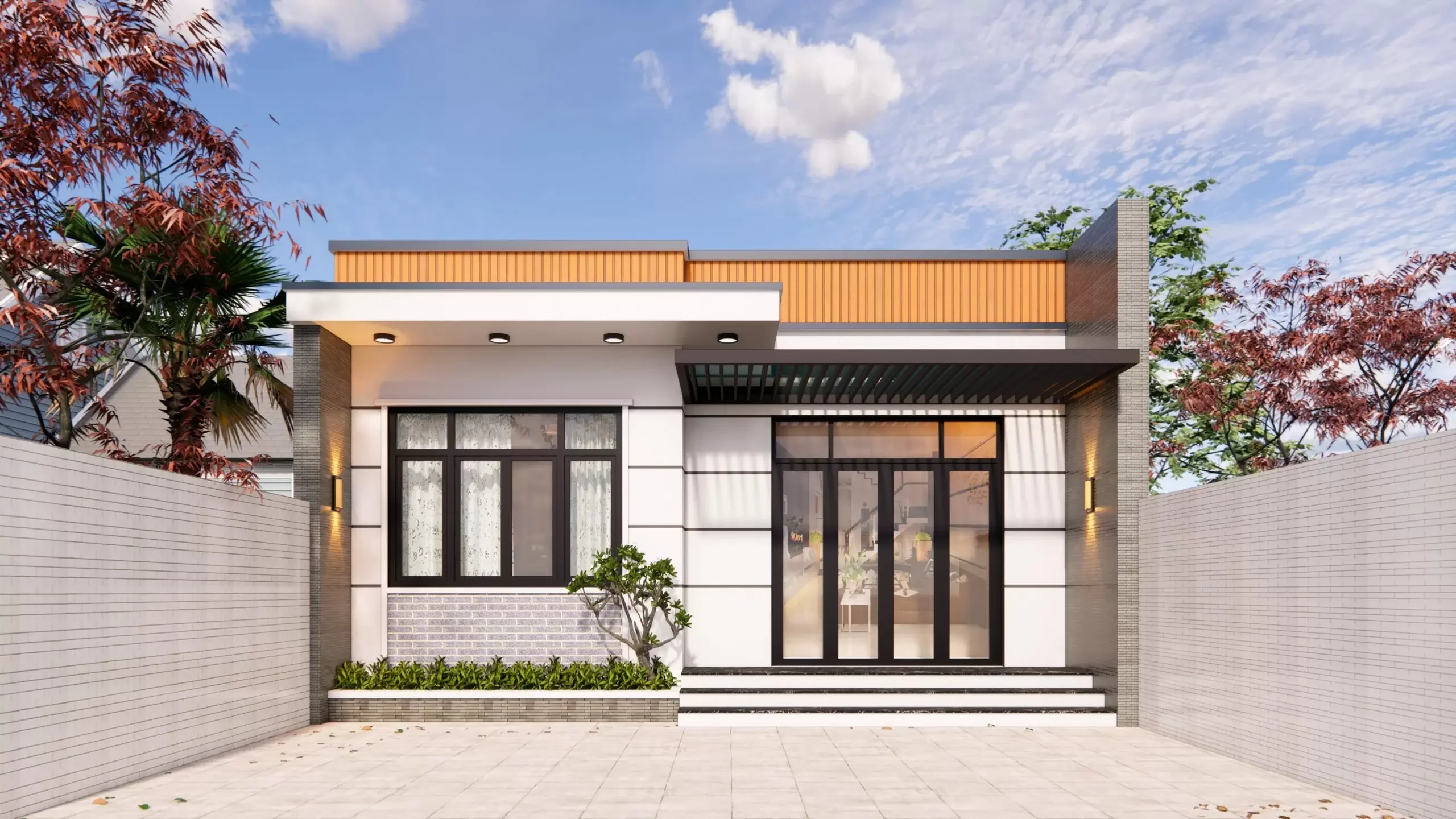 Nhà Cấp 4 Công Thôn: 55+ Mẫu Thiết Kế Đẹp, Tiết Kiệm Ngân Sách (2)