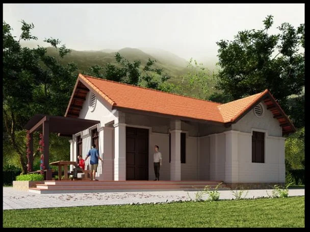 25 mẫu nhà cấp 4 nông thôn mái thái đẹp, hiện đại, giá rẻ