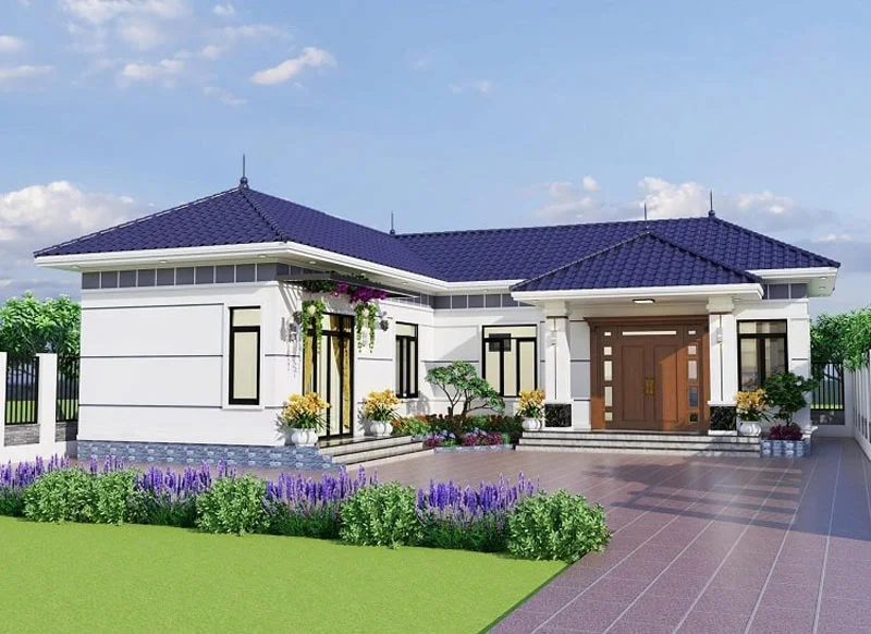 mặt tiền nhà cấp 4 nông thôn