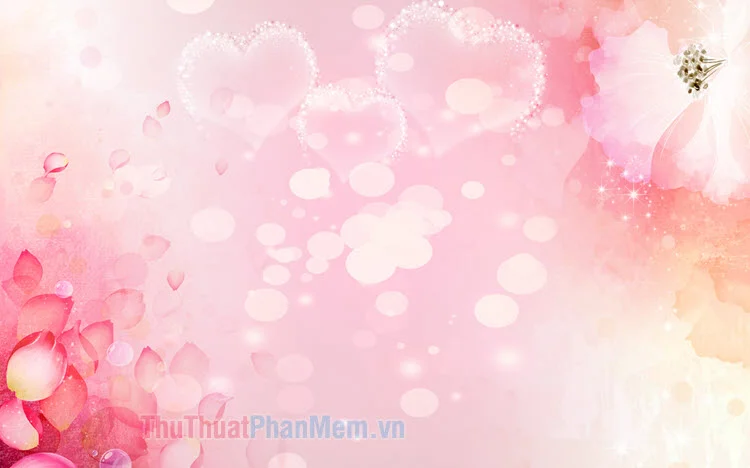 Một nền tảng màu hồng tuyệt đẹp, mang đến sự dịu dàng và thanh lịch.