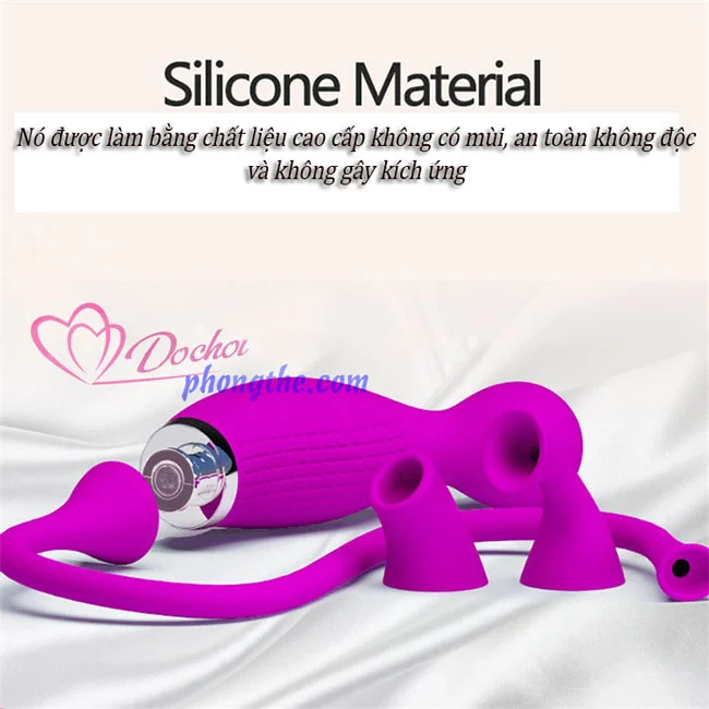 Thiết bị tự sướng bằng máy rung chất liệu silicone an toàn