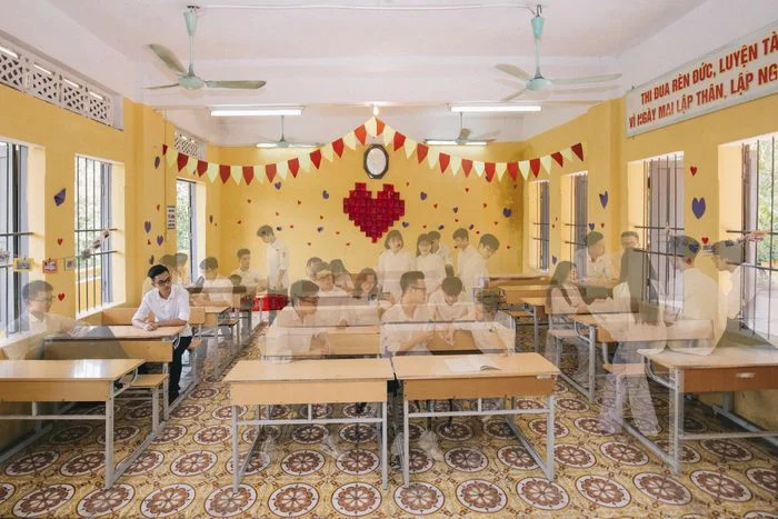 lớp học trang trí ấm cúng