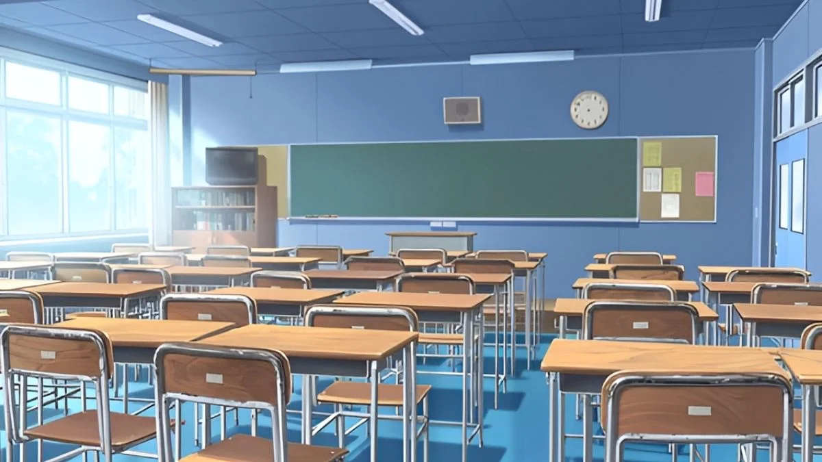 Hình ảnh lớp học Anime