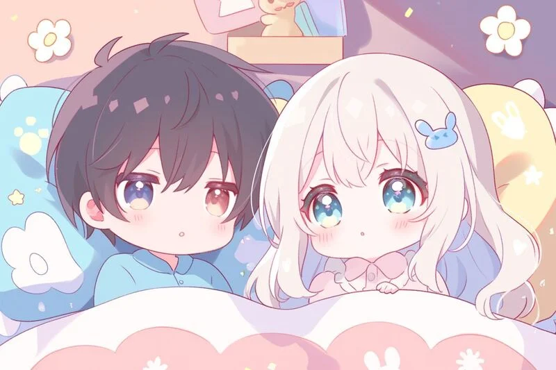 Hình chibi cặp đôi (6)