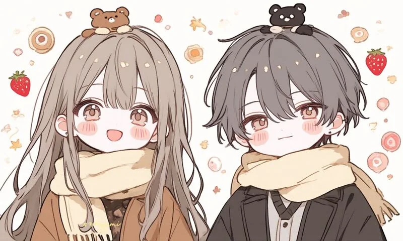 Hình chibi cặp đôi (4)