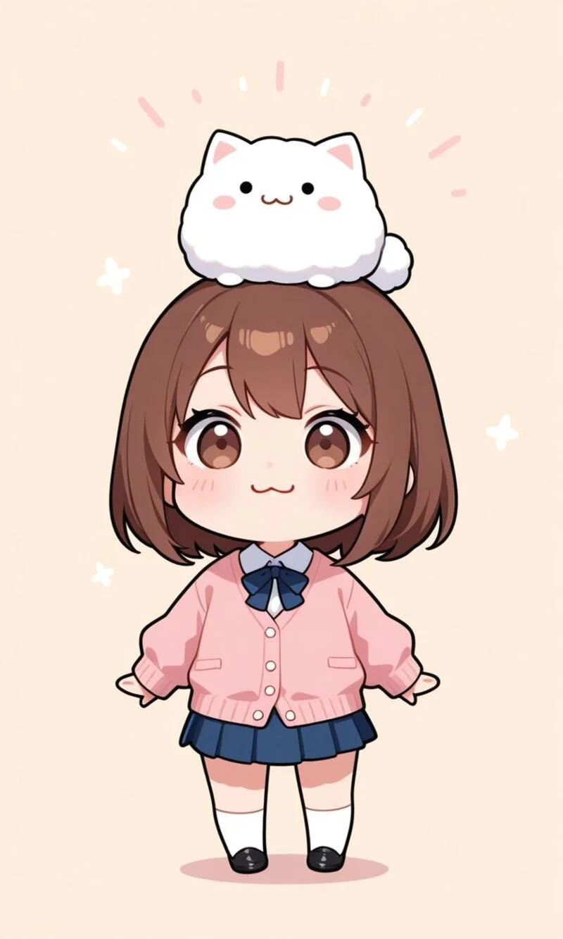 Hình ảnh học sinh chibi dễ thương (6)