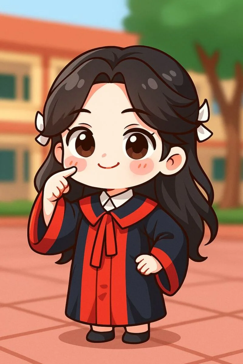 Hình ảnh học sinh chibi dễ thương (2)
