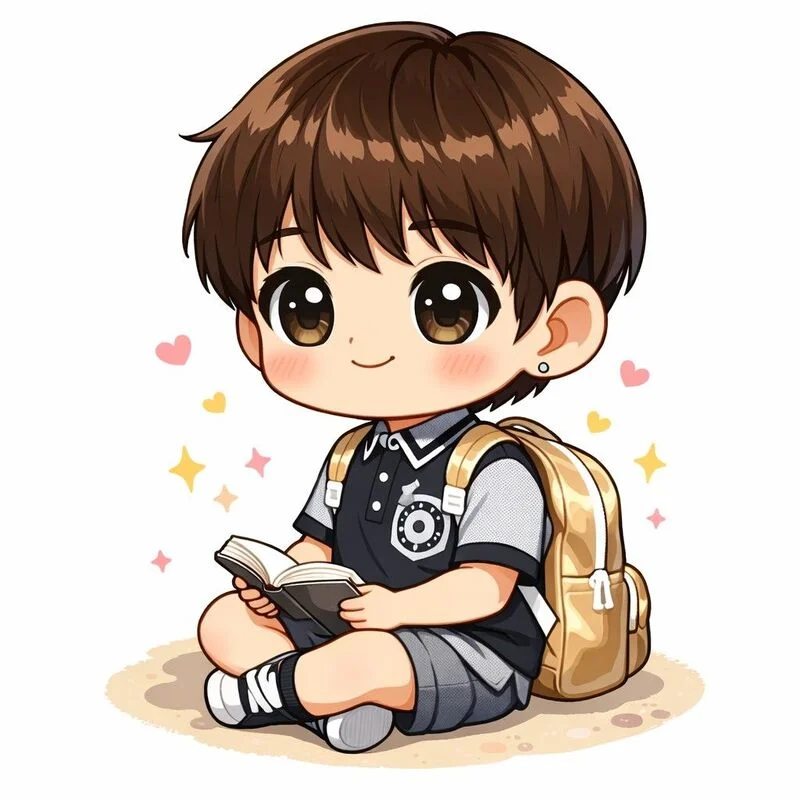 Hình ảnh học sinh chibi dễ thương (5)