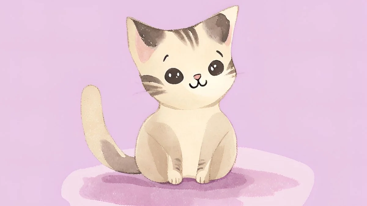 tải Hình vẽ mèo cute