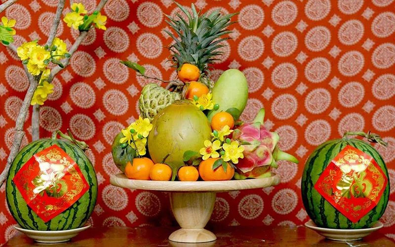Tổng hợp 20 hình ảnh mâm ngũ quả ngày Tết cực đẹp mà bạn có thể tham khảo