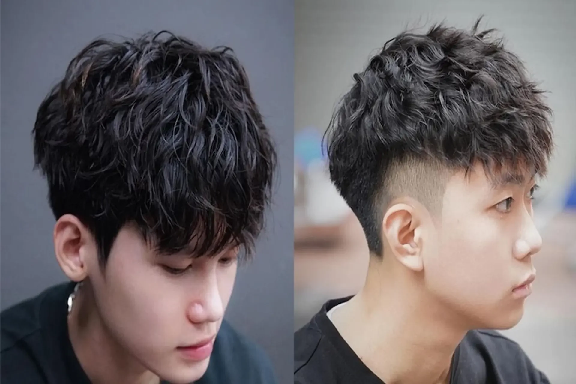 Các kiểu tóc nam uốn xoăn nhẹ đẹp tự nhiên, dễ tạo kiểu cho mọi khuôn
