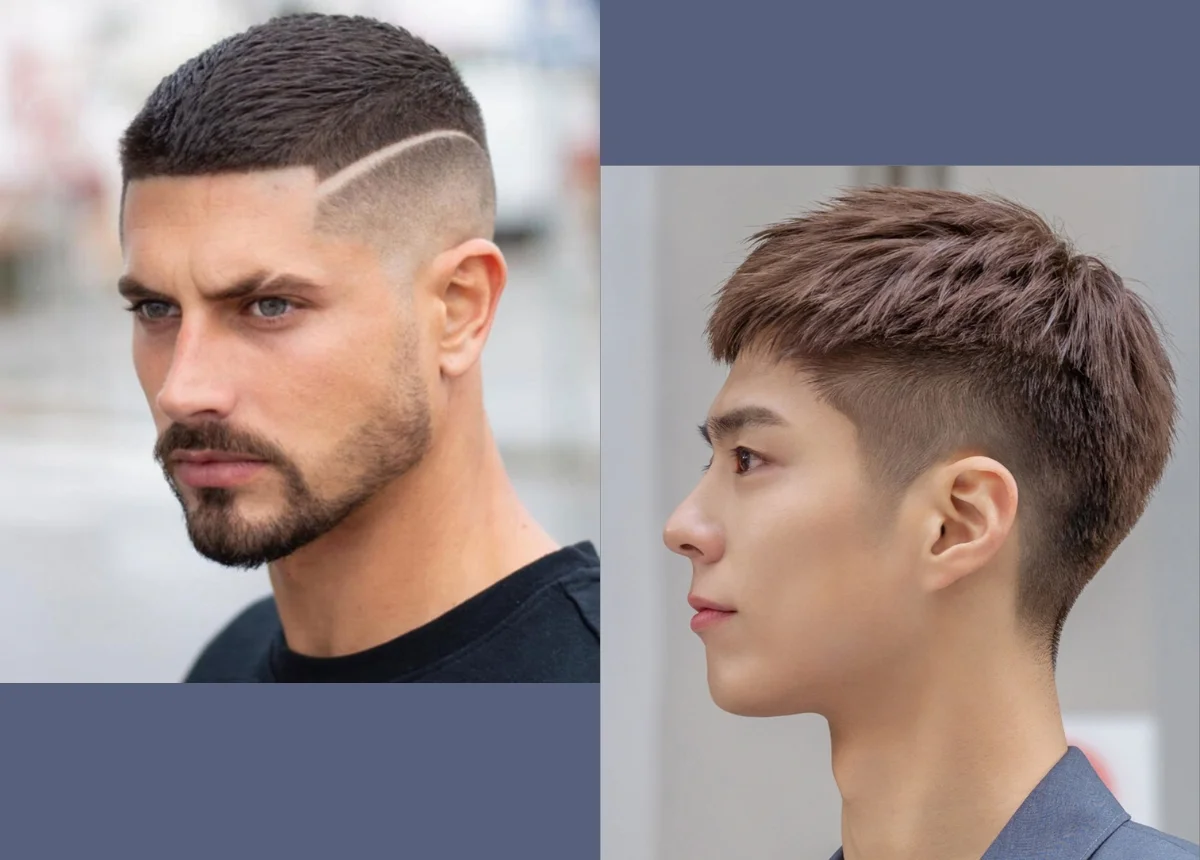 Kiểu tóc nam kẻ vạch phong cách