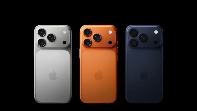 3 màu sắc trên iPhone 17 và 17 Pro Max