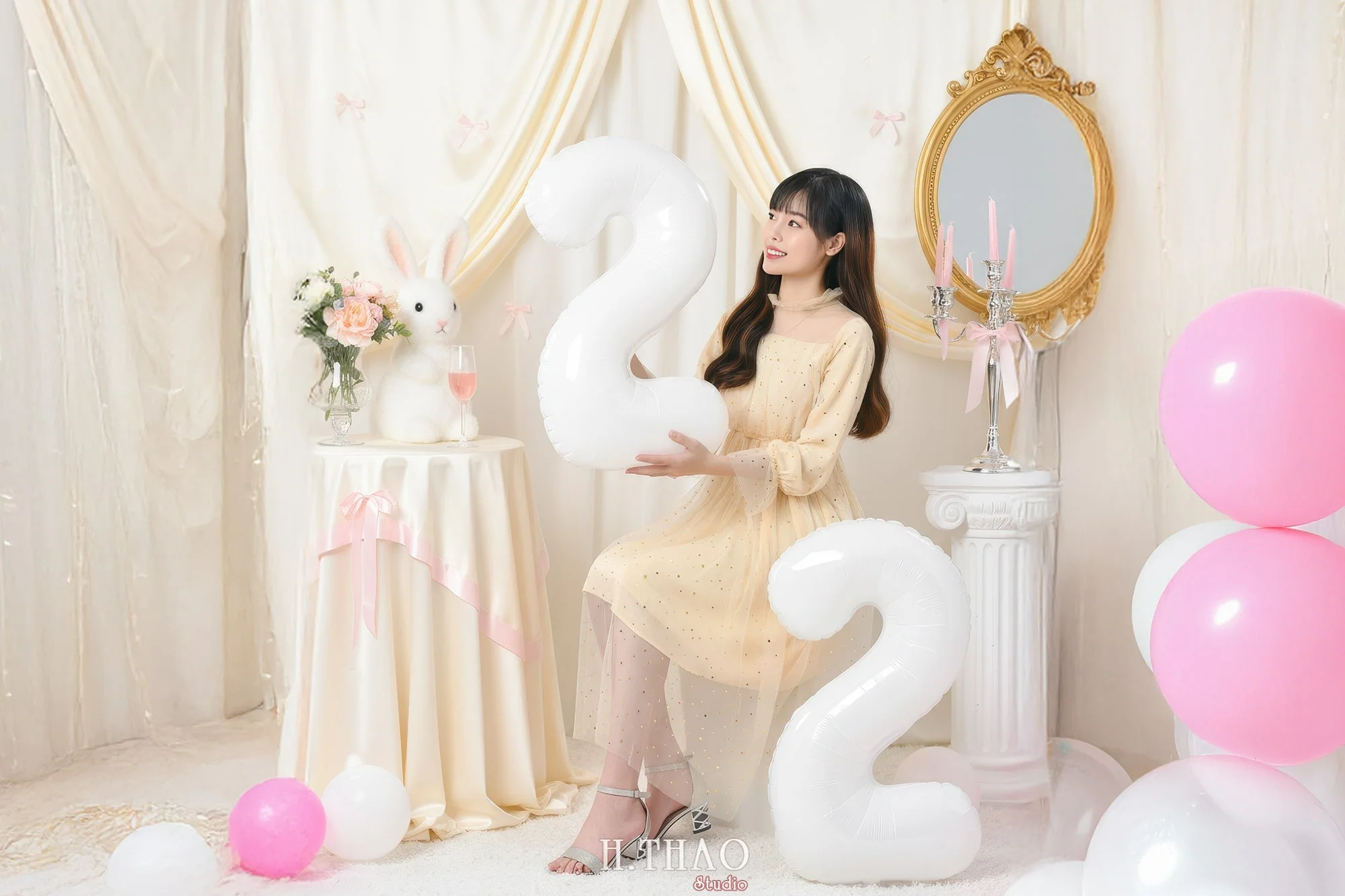 Album ảnh sinh nhật tuổi 22 của Ngọc Anh đẹp nhẹ nhàng - HThao Studio