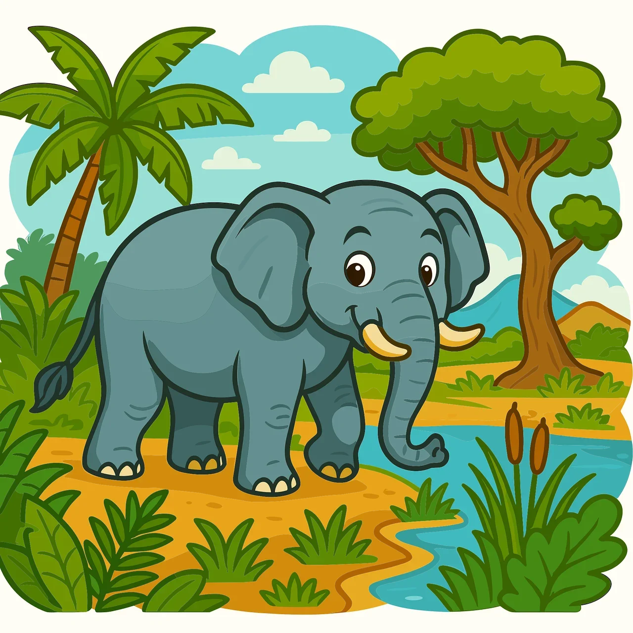 Con Voi Hoạt Hình Động Vật - Miễn Phí vector hình ảnh trên Pixabay