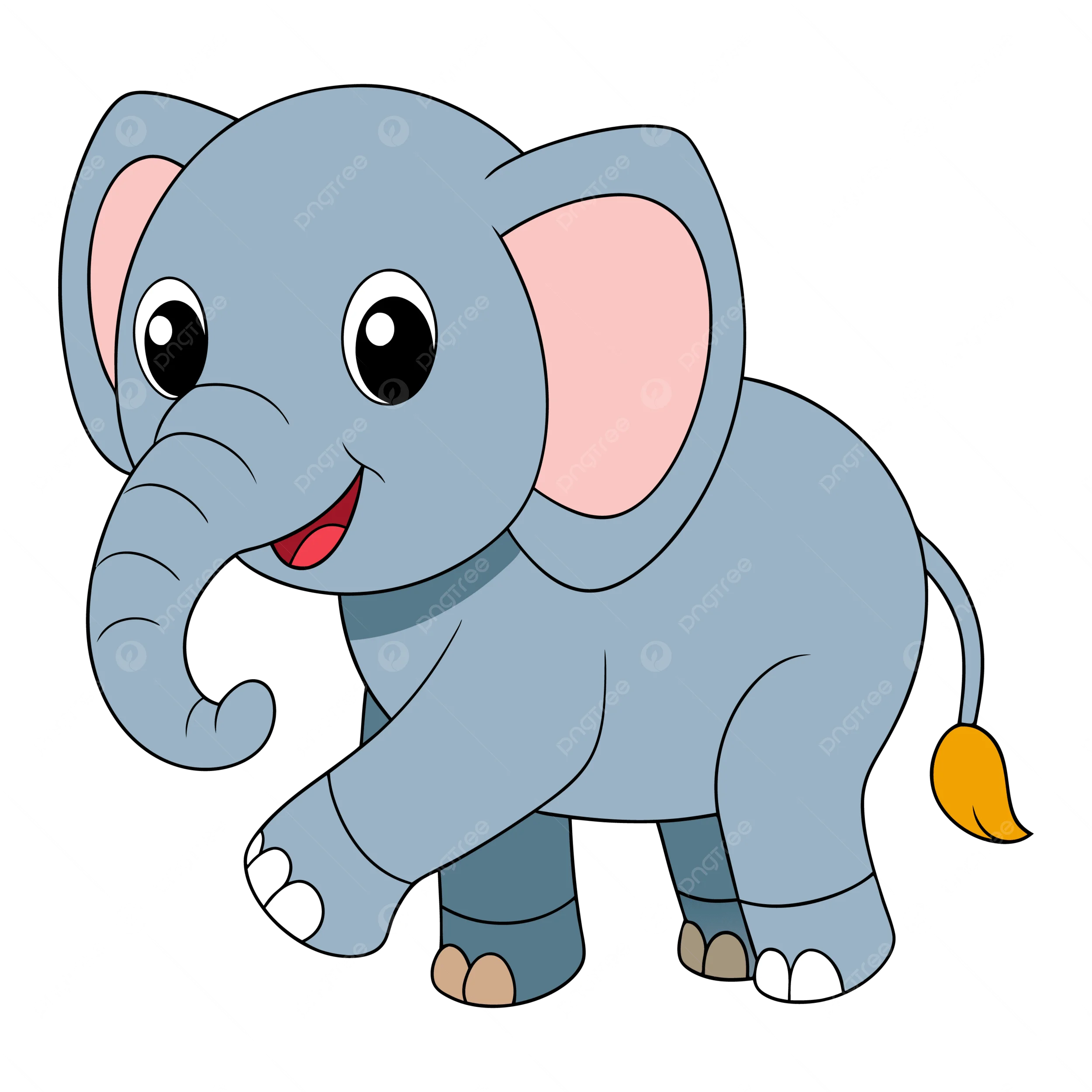 Hình ảnh Hình ảnh Phong Cách Hoạt Hình Của Một Con Voi PNG , Clipart Voi, Clip Nghệ Thuật Hoạt Hình, Con Voi PNG trong suốt và Vector để tải xuống miễn