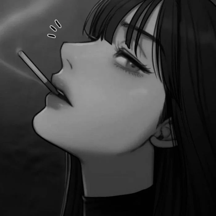 nét lạnh miệng anime