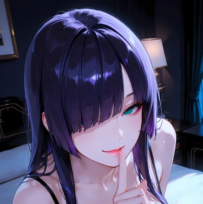 hình môi hồng anime