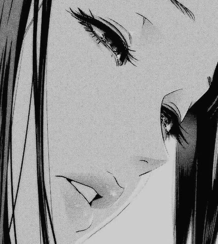 miệng anime hé mở