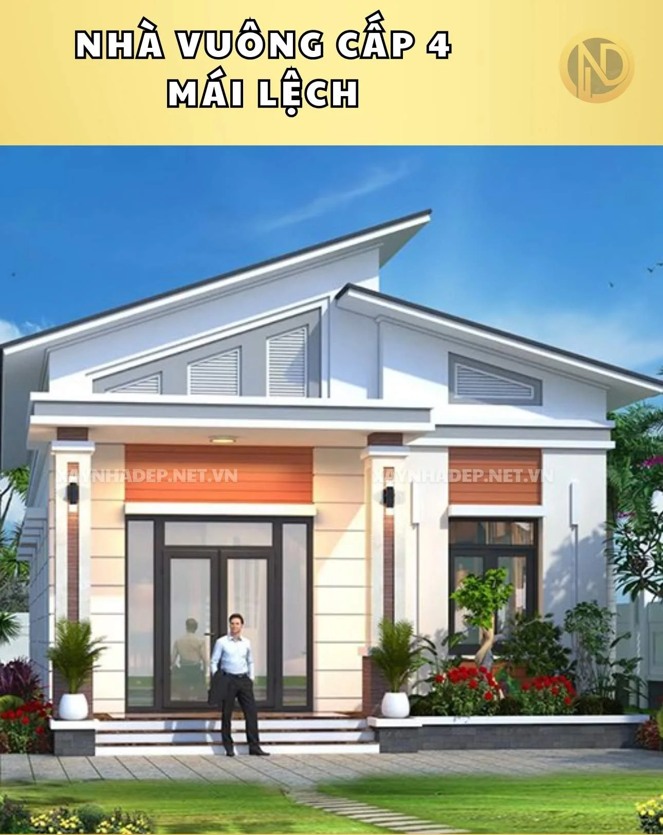 mẫu nhà vuông cấp 4 (3)