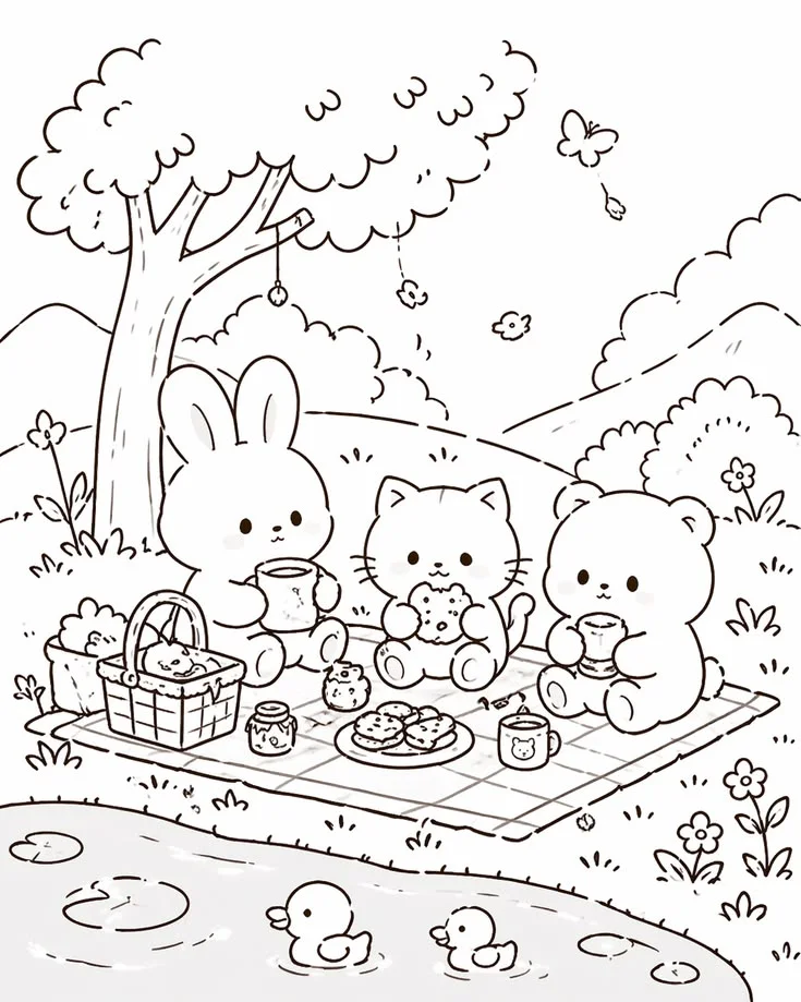 Tranh Tô Màu Cute – Bộ Sưu Tập Hình Tô Màu Dễ Thương Giúp Bé Phát Triển Sáng Tạo - Trang Chủ Heardas Creative Art - Ươm Mầm Sáng Tạo Nét Vẽ Tương Lai