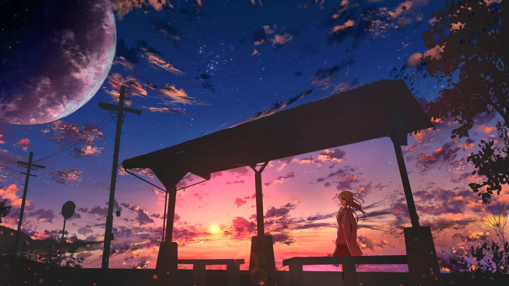 Tổng hợp hình nền anime phong cảnh tuyệt đẹp, FullHD cho máy tính