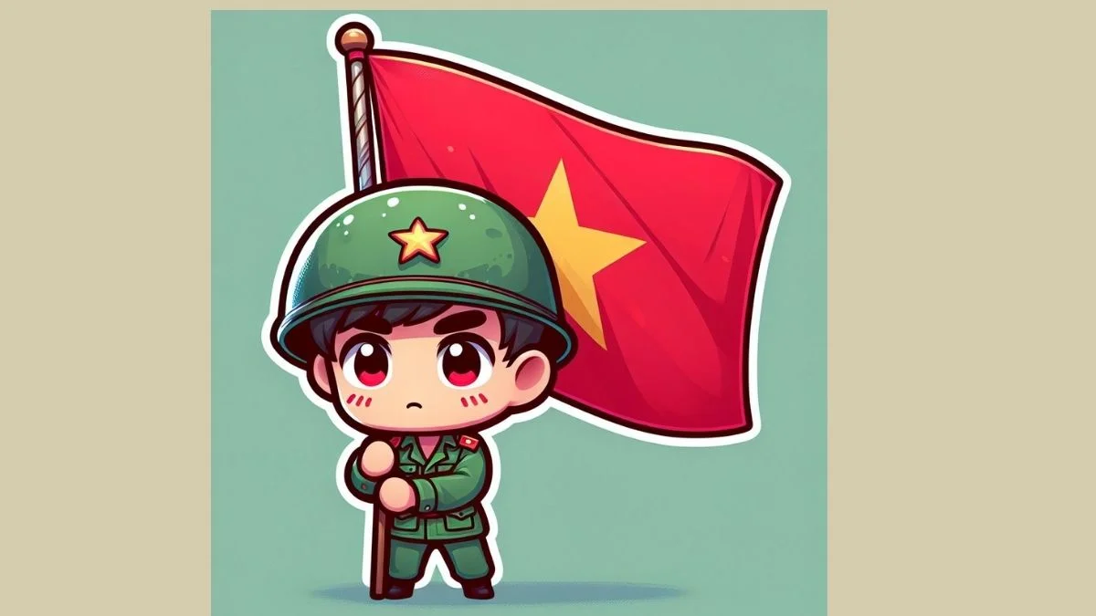 Hình ảnh chibi bộ đội Việt Nam cực ấn tượng